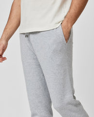 Cariaggi Light Heathered Grey Pure Cashmere Leisure Pants