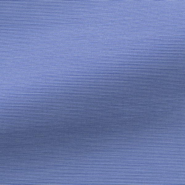 Albiate Two Ply Cotton Medium Blue with Fine Ribbing