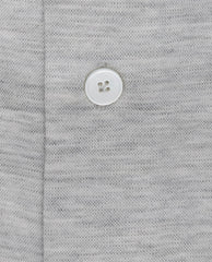 Reda Light Grey Mélange S120 Wool & Lyocell Piqué Knit