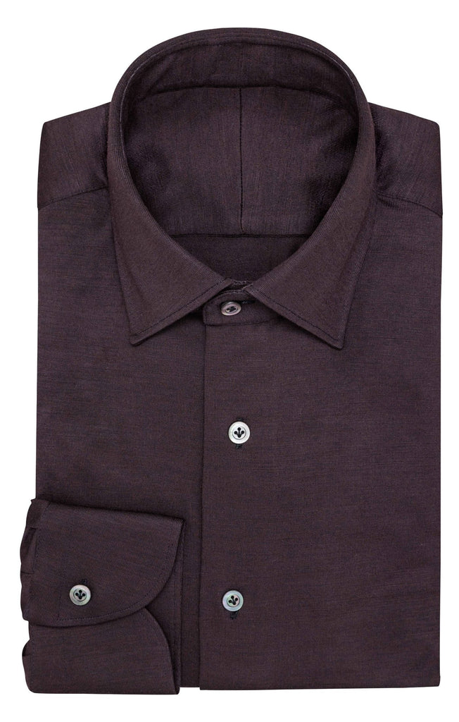 Reda Deep Wine S120 Fine Pure Wool Jersey