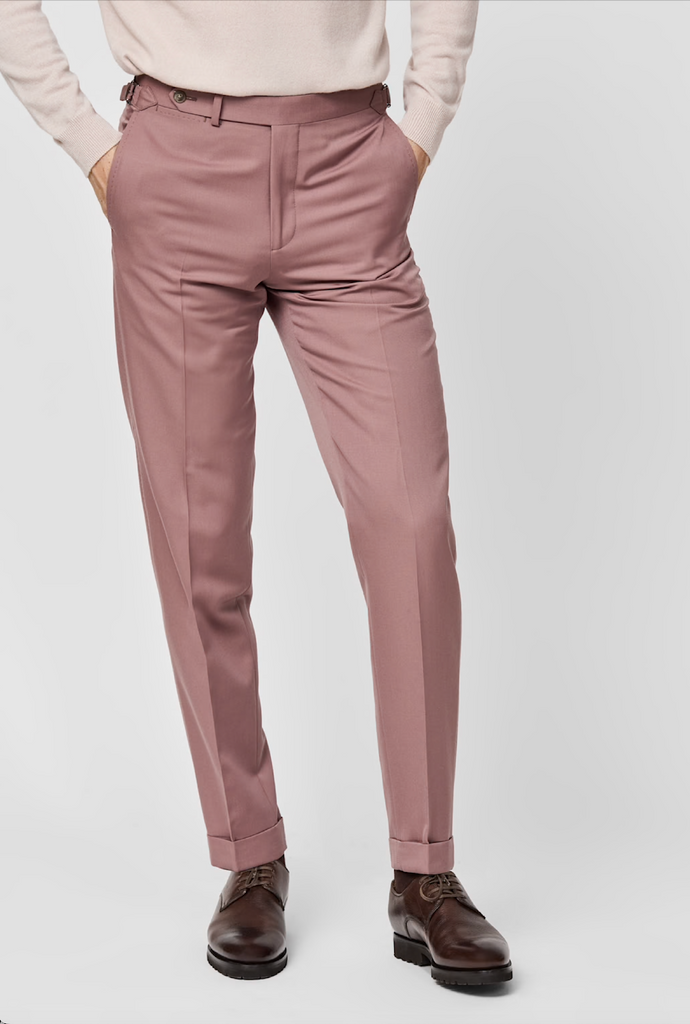 Trousers NIKKE Blush Pure Fine Merino Wool Twill