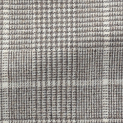 Possencollection-Taupe-Alpaca-Wool-Blend-Glencheck-With-White-WindowpanePC19280gr Fabric