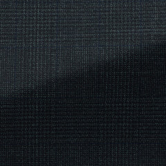 Loro-Piana-Dark-Green-Wool-Glencheck-With-Blue-OvercheckPC11260gr Fabric