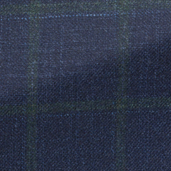 Loro-Piana-Peacock-Blue-Wool-Silk-Cashmere-With-Green-WindowpanePC15320gr Fabric