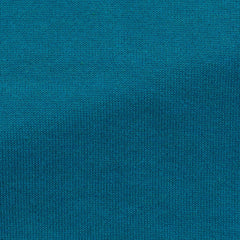 teal blue cotton silk Made to measure Knitwear