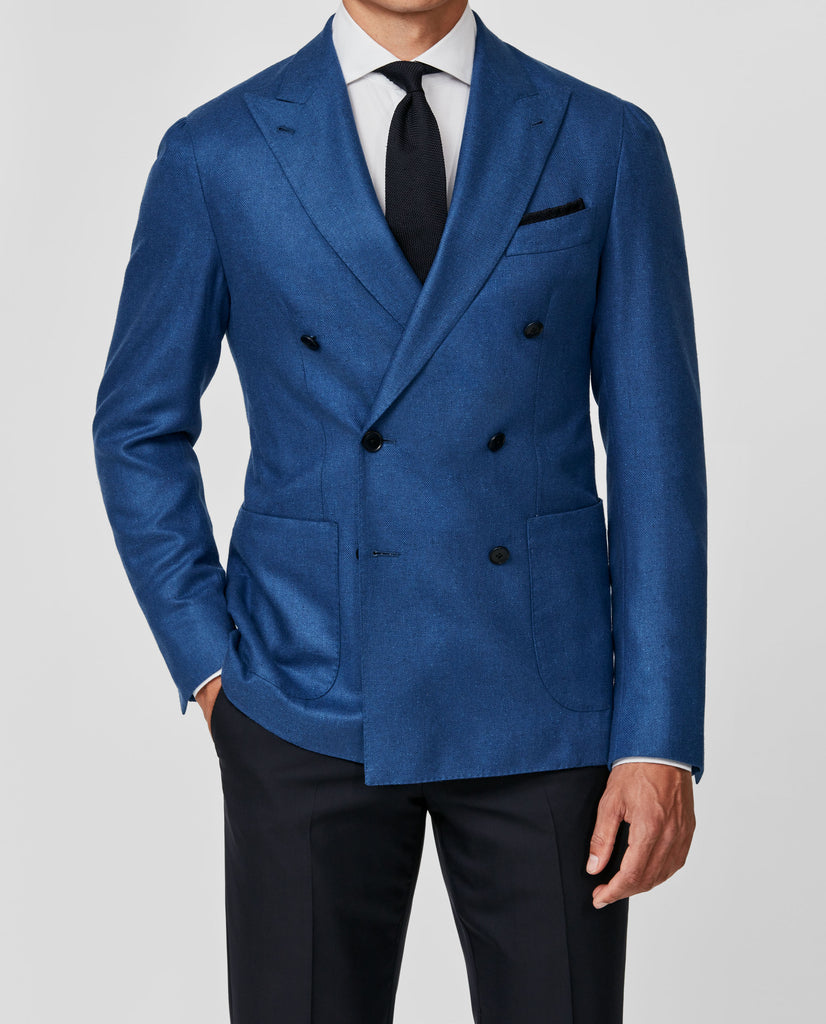 Di Pray Prussian Blue Silk & Wool